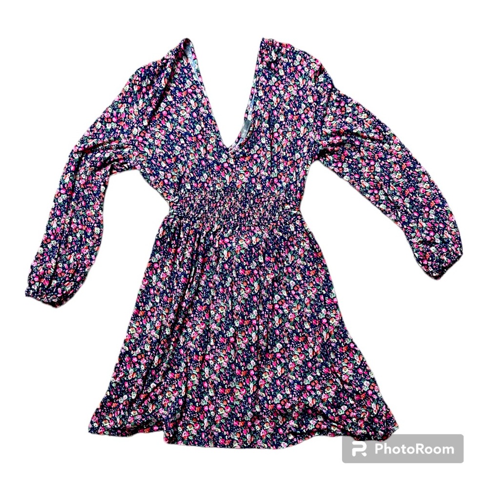 ASOS Floral Jersey Dress with Tie